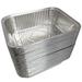 Nicole Fantini Disposable Aluminum 5Lb Oblong Pan 9" x 6.25" Aluminum in Gray | 3 H x 13 D in | Wayfair NC00545-20CT