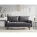 Wade Logan® Brighton 70" Square Arm Sofa Polyester in Gray | 33.5 H x 70 W x 32 D in | Wayfair 9DC82573C65043CFB7C7B61D6C6868AE