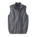 Men's Big & Tall Explorer Plush Fleece Zip Vest by KingSize in Steel (Size 6XL)