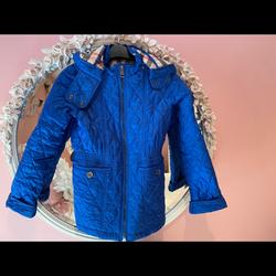 Burberry Jackets & Coats | Burberry Girls Quilted Jacket Size 12y | Color: Blue | Size: 12
