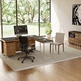 BDI Sequel 20 29" H x 42" W x 18" D Desk Return Wood/Metal in Gray/Black/Brown | 29 H x 42 W x 18 D in | Wayfair 6112 WL/S