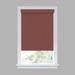 LEVOLOR Custom Cordless Room Darkening Roller Shades, Designer Textures in Maroon Synthetic Fabrics | 24 H x 62.25 W x 3.25 D in | Wayfair