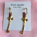 Kate Spade Jewelry | Kate Spade Lock And Spade Key Earrings Nwt | Color: Gold | Size: Os