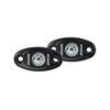 Rigid Industries A-Series Black High Power LED Light - Pair - Red 482103