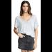 Free People Tops | Free People Tie Dye Tee | Color: Blue/Gray | Size: L