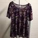 Lularoe Tops | Lularoe Classic Tee | Color: Black/Purple | Size: S