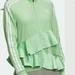 Adidas Tops | Adidas J Koo Zip Up Track Jacket Ruffles Mint Yoga | Color: Green/White | Size: Xl