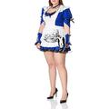California Costumes 01472L Mad Alice Character Adult Sized Costumes, Blue/White, Large