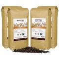 Coffee Masters Full Bodied Espresso Coffee Beans 4x1kg - Medium Dark Roast Arabica Espresso Beans Blend Perfect for Espresso Machines - Fairtrade Certified
