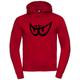 Berik The Eye Capuche, noir-rouge, taille M