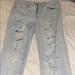 American Eagle Outfitters Jeans | American Eagle Ripped High Rise Jeggings. | Color: Blue | Size: 8