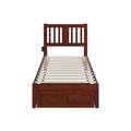 Viv + Rae™ Zosia Solid Wood Storage Platform Bed Wood in Brown | 41.375 H x 40.25 W x 76 D in | Wayfair C54A2041AFD449A3BB24F14F86499DD5