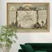 Trinx Atlas Nationale Illustre I - Picture Frame Graphic Art Print on Canvas Canvas, Solid Wood in Brown/Green | 18.5 H x 24.5 W x 1.5 D in | Wayfair