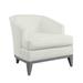 Barrel Chair - Lillian August Caroline 31" Wide Polyester Barrel Chair Fabric in White | 30 H x 31 W x 34 D in | Wayfair LA3142C_HEATHER WHITE
