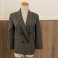 J. Crew Jackets & Coats | J. Crew Wool Double Breasted Blazer Size 2 Gray | Color: Gray | Size: 2