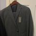 Michael Kors Suits & Blazers | Gray Pinstripe Michael Kors Suit Nwt | Color: Gray/White | Size: 38s