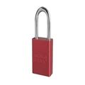 American Lock A1106RED1KEY Padlock Keyed, Aluminum, Red