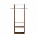 Dotted Line™ Grid 25.13" W Closet System Starter Kit Manufactured Wood in Brown | 72 H x 25.13 W x 14 D in | Wayfair