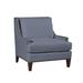 Armchair - Lillian August Royce 35" Wide Linen Armchair Fabric in Blue | 37 H x 35 W x 37 D in | Wayfair LA7112C_AFFINITY BLUE