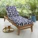 Sand & Stable™ Indoor/Outdoor Seat/Back Cushion Polyester in Blue | 3 H x 21 W x 78 D in | Wayfair 1D151ECA9EAB49D99AC9B549BC294388