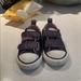 Converse Shoes | Converse Velcro Shoes Size 4 | Color: Purple/Silver | Size: 4bb