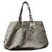 Coach Bags | Coach Large Silver Jacquard Fabric Tote Bag | Color: Silver | Size: Os