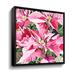Red Barrel Studio® Pink Poinsettia - Print on Canvas in Green/Pink/Red | 10 H x 10 W x 1.5 D in | Wayfair 89DC91324FA84DAD892DE94C397AE58A