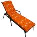 College Covers Florida State Seminoles Indoor/Outdoor Seat/Back Cushion, Clemson Tigers Polyester in Orange/Red | 3 H x 72 W in | Wayfair CLECL