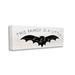 Stupell Industries Family's a Little Batty Phrase Festive Halloween Pun by Daphne Polselli - Graphic Art Print Canvas in White | Wayfair