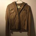 Michael Kors Jackets & Coats | Michael Kors Tan Leather Jacket | Color: Brown/Tan | Size: M
