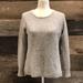 Athleta Sweaters | Athleta Cashmere Blend Waffle Pattern Sweater | Color: Gray | Size: Xs