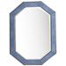 "Tangent 30"" Mirror - Silver With Delft Blue - James Martin 963-M30-SL-DB"