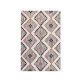 White 24 x 1 in Area Rug - Union Rustic Cairo Geometric Handwoven Cotton/Wool Rust/Black Area Rug Cotton/Wool | 24 W x 1 D in | Wayfair