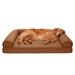 Quilted Full Support Sofa Pet Bed, 40" L X 32" W X 8" H, Toasted Brown, X-Large