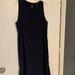 J. Crew Dresses | Jcrew Navy Blue Side Slit Back Maxi Dress Size L | Color: Blue | Size: L
