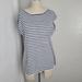 J. Crew Tops | J.Crew Blue And White Stripes Top Size M -W1 | Color: Blue/White | Size: M