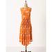 Anthropologie Dresses | Charlotte Taylor Camel Dromedary Silk Dress | Color: Orange/Pink | Size: 4