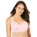 Plus Size Women's Underwire Microfiber T-Shirt Bra by Comfort Choice in Shell Pink (Size 38 C)