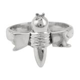 Butterfly Adventure,'Hand Crafted Sterling Silver Butterfly Cocktail Ring'