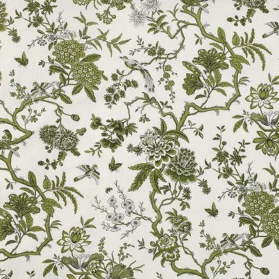 Jardin Toile Duvet Cover - Sage, King - Ballard Designs