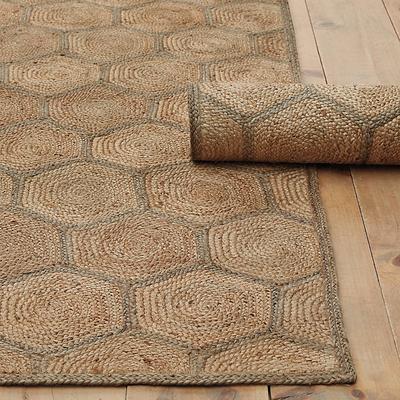 Hexagon Jute Rug - 5' X 8' - Ballard Designs