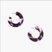 J. Crew Jewelry | J Crew Purple Tortoise Earrings Nwt | Color: Purple | Size: Os