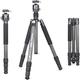 INNOREL RT85C Carbon Fiber Tripod 184cm Professional 2-in-1 Travel Tripod & Ballhead Kit Monopod Max Load 25kg Max Tube 32mm Heavy Duty Camera Support with Center Column N44 Ball Head(RT85C+N44)