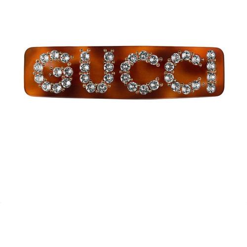 Gucci Einzelne Haarspange mit Kristall-Motiv