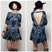 Free People Dresses | Free People Smooth Talker Printed Tunic Dress | Color: Blue/Green | Size: M