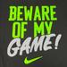Nike Shirts & Tops | Beware Of My Game! Nike Shirt | Color: Black/Green | Size: Sb