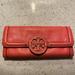 Tory Burch Bags | Authentic Tory Burch Leather Wallet | Color: Red | Size: Os