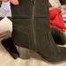 Nine West Shoes | Black Suede Ankle Boots | Color: Black | Size: 7