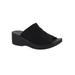 Extra Wide Width Women's Airy Sandals by Easy Street® in Black Stretch (Size 11 WW)