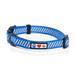 Blue Reflective Traffic Dog Collar, X-Small